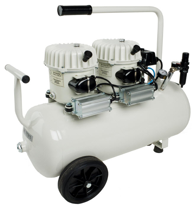 P100/50AL 115V Ultra Quiet Oil Lubricated Air Compressor