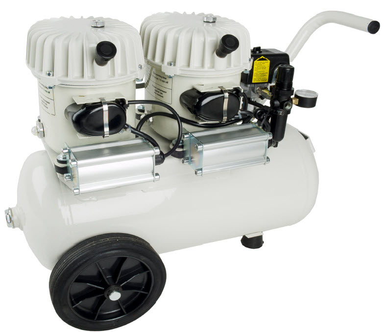 P100/24AL 220V Ultra Quiet Oil Lubricated Air Compressor